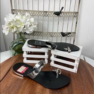 Baby phat Miki Womens Thong Slide Sandals Size 9.